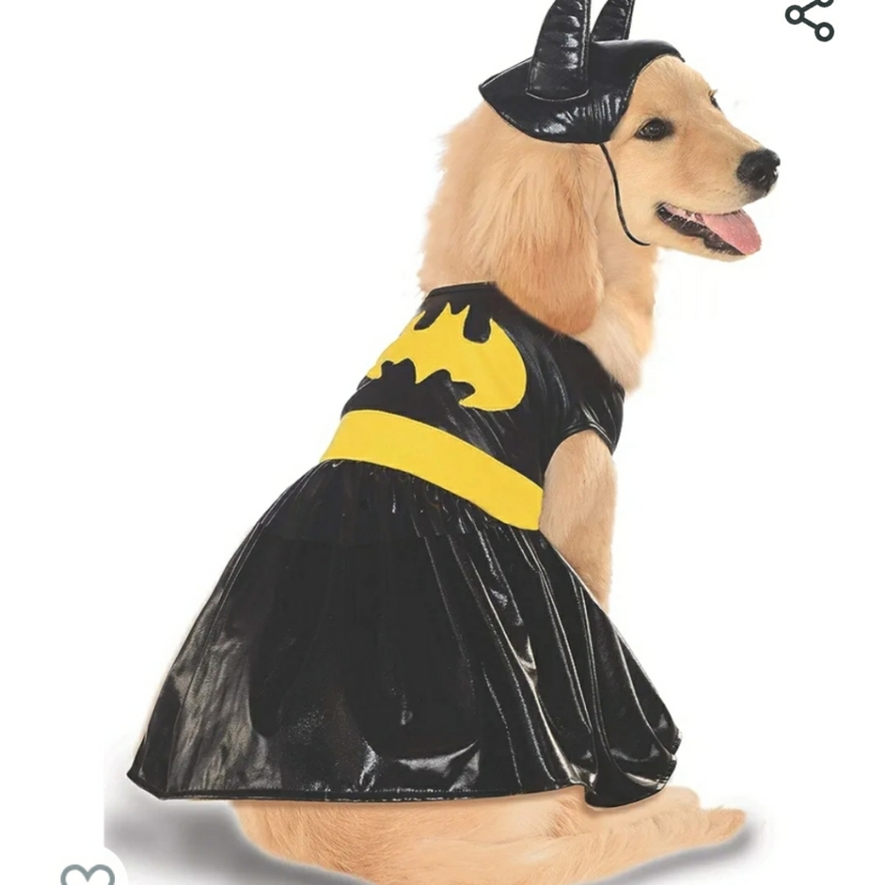 NWT Rubie's DC Heroes and Villains Collection Pet Costume - Batgirl